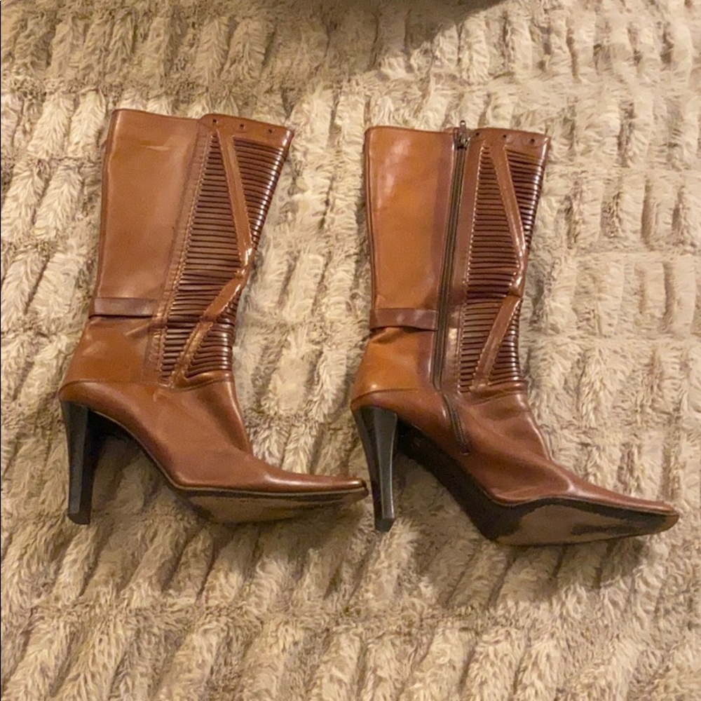 Tall Leather Boots